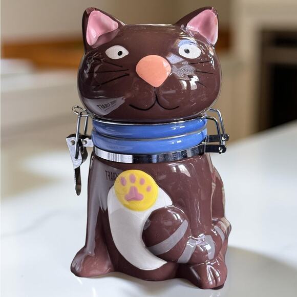 Boston Warehouse Other - Boston Warehouse Vintage Brown Cat Treat Jar
